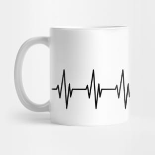 Hang Gliding Heartbeat Mug